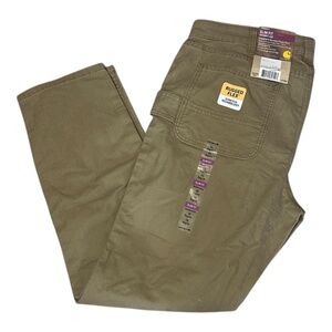 Carhartt 103223 257 Yukon Women's Slim Fit Crawford Double-Front Pant 16